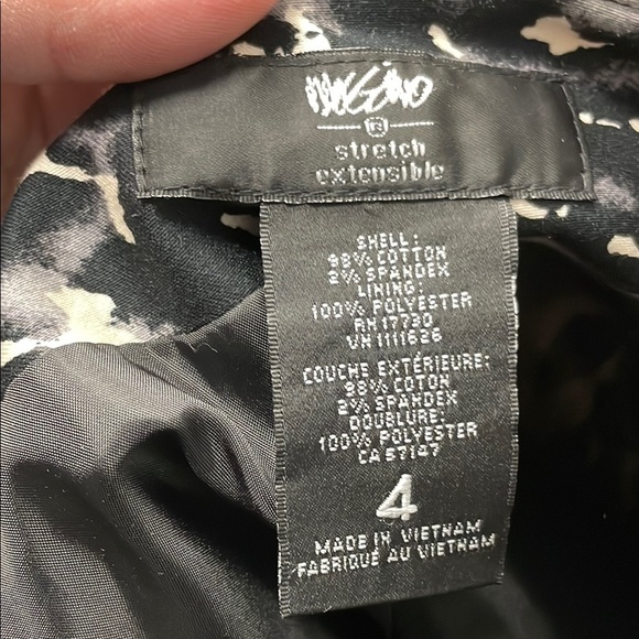 EUC Massimo Stretch Size 4 Leopard Print  Pencil Skirt with Pockets - Picture 6 of 6